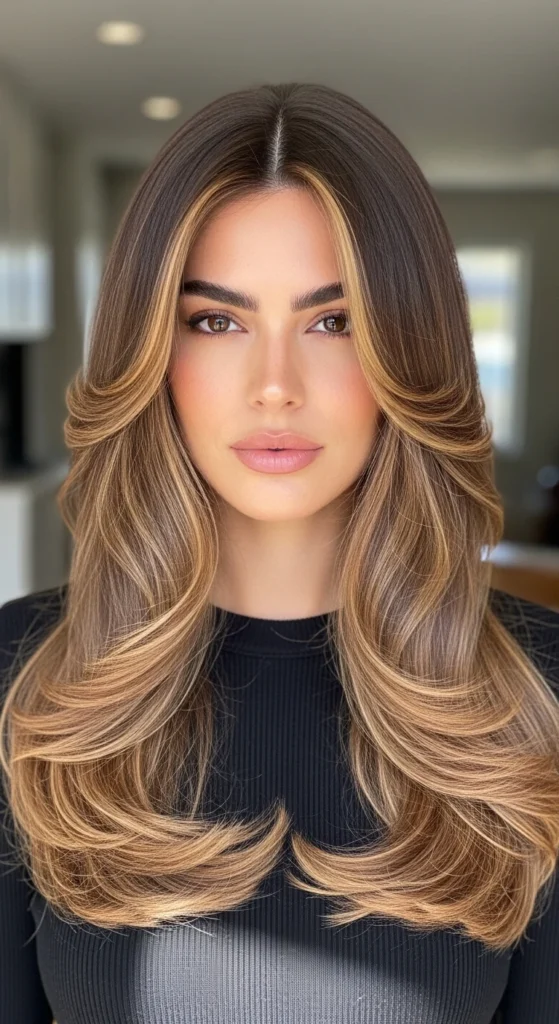 Long Butterfly Layers with Middle Part