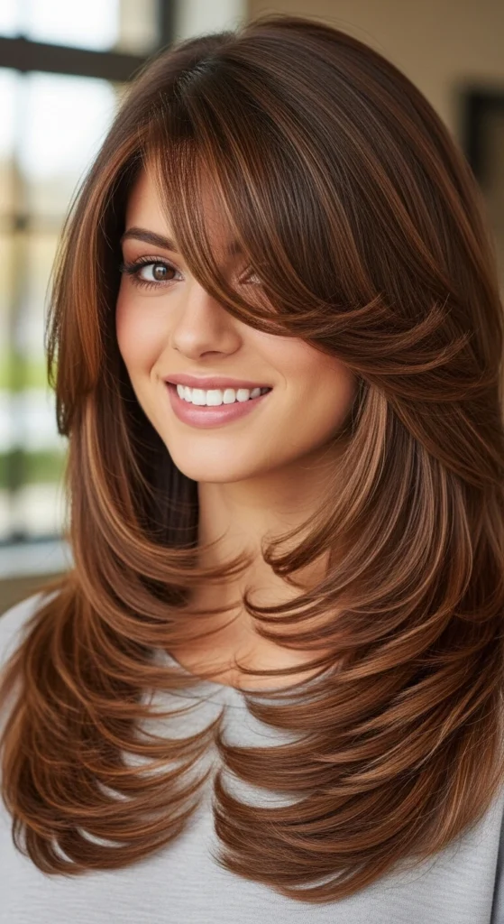 Long Butterfly Layers with Side Part