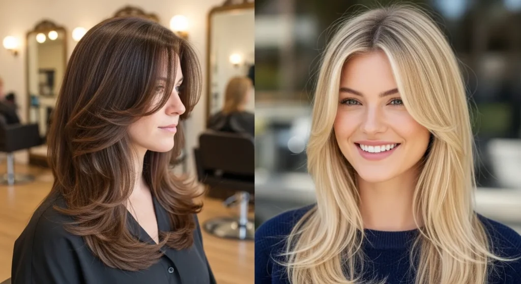 Long Layers With Face Framing Pieces