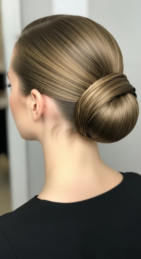 Low Sleek Bun