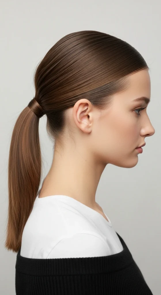 Low Textured Ponytail