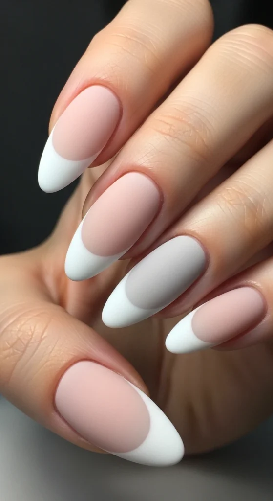 Matte French Tips