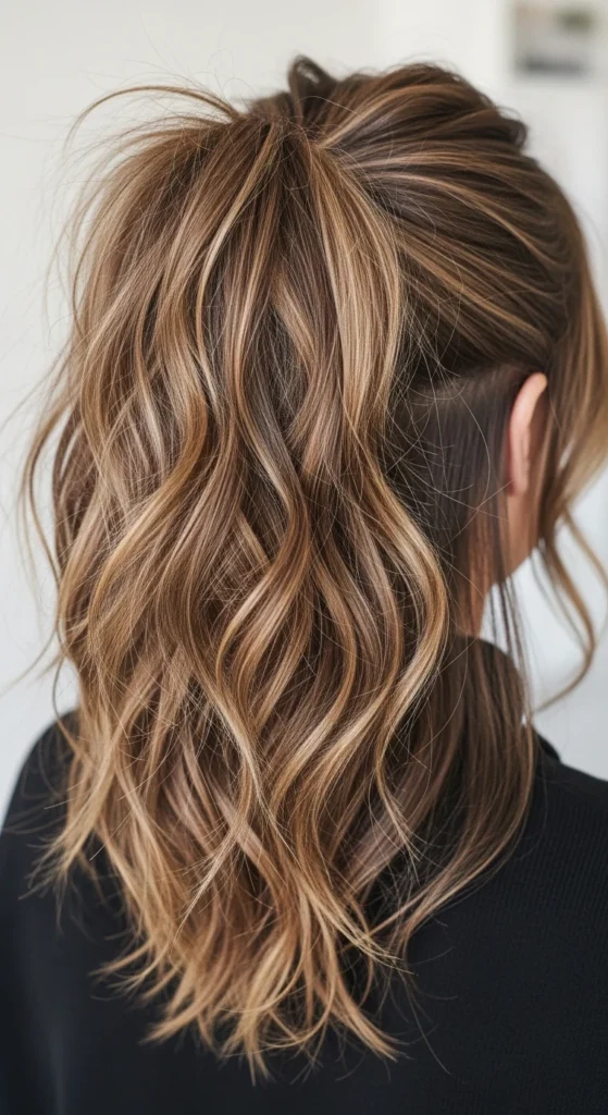 Messy Textured Ponytail