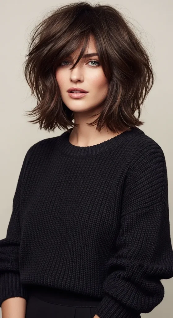 Midi Skirt + Chunky Sweater + Boots