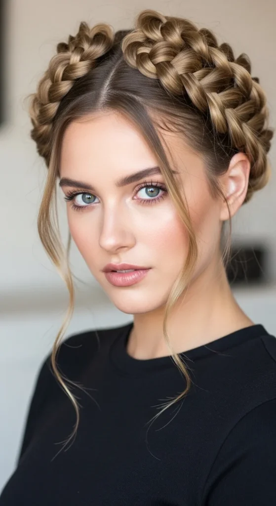 Modern Milkmaid Braids