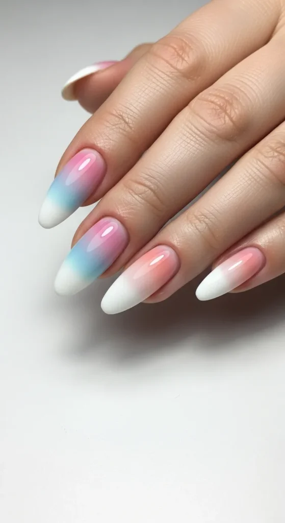 Ombré Fade into White