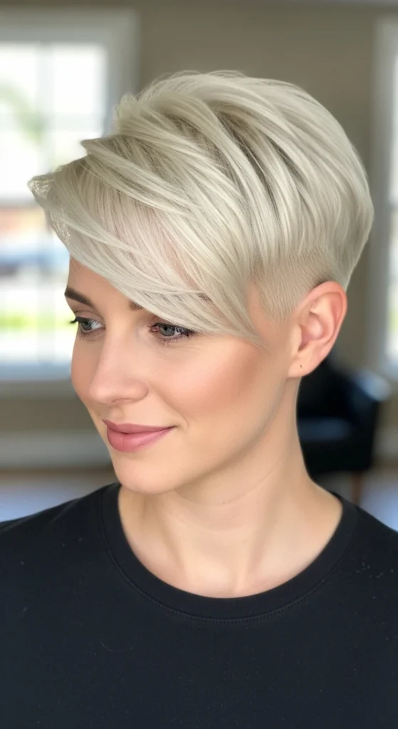 Pixie Cut with Tapered Sides