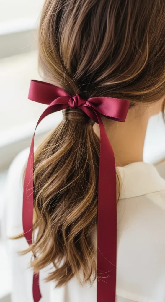 Ribbon-Tied Low Pony