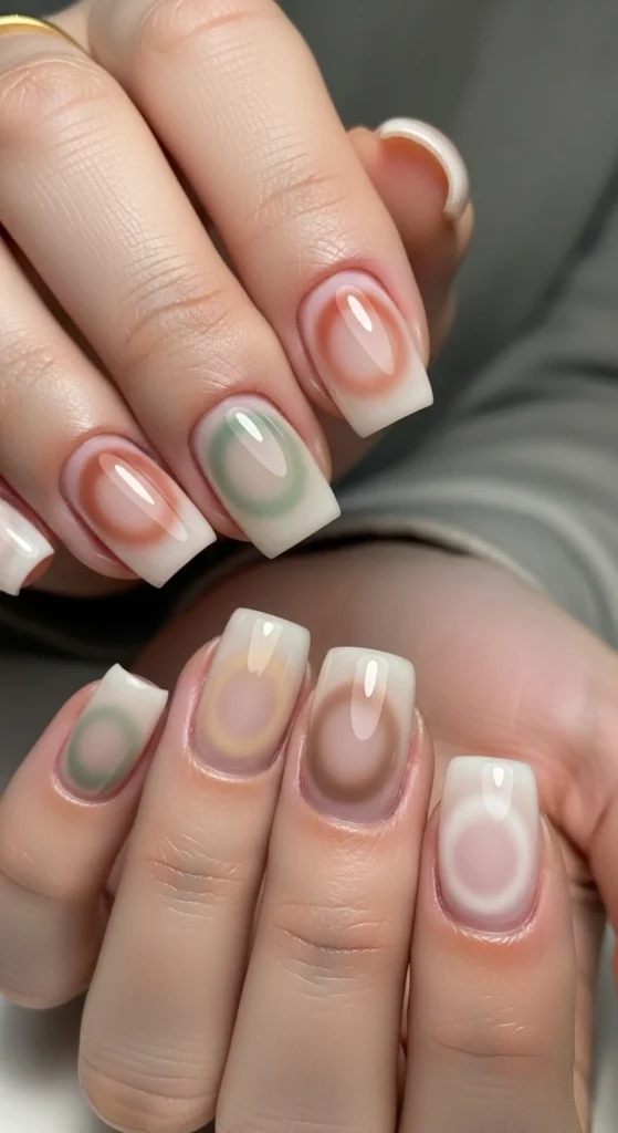 Short Neutral Aura Nails (Yes, Short Nails Matter)