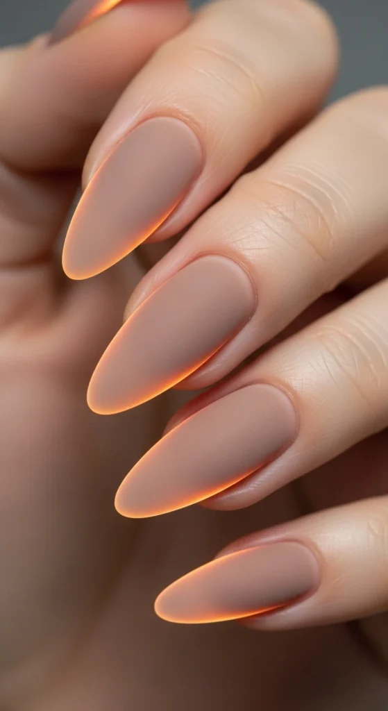 Soft Taupe Glow Aura