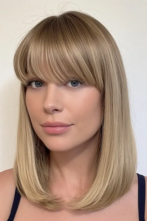 Teddy Bronde Lob With Airy Ends