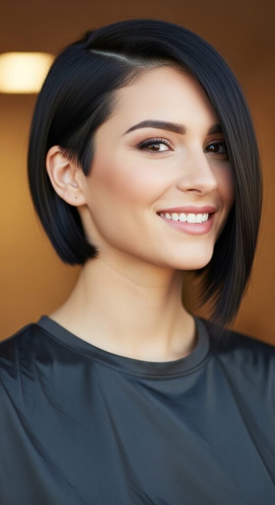 The Asymmetrical Bob haircut