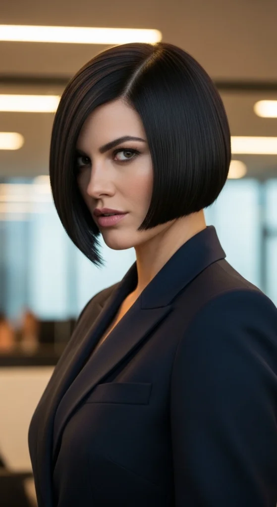 The Blunt Bob (aka The Power Move)