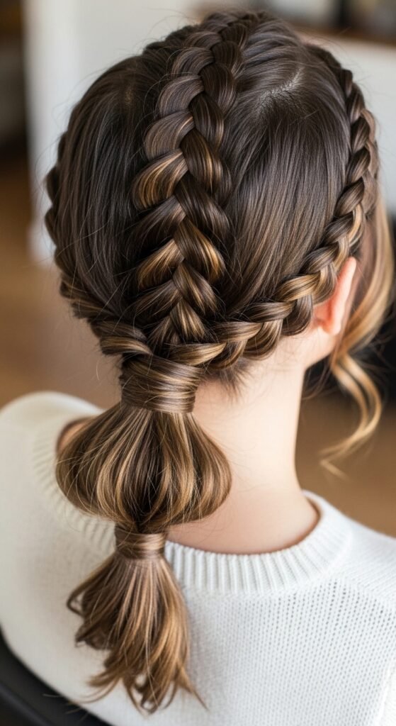 The Braided Low Pony (Your New Best Friend) hairstyle