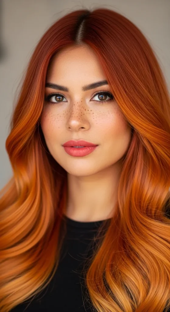 The Burnt Orange Ombré