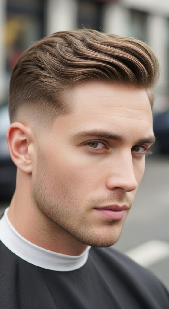 The Classic Taper with Length on Top Haircut