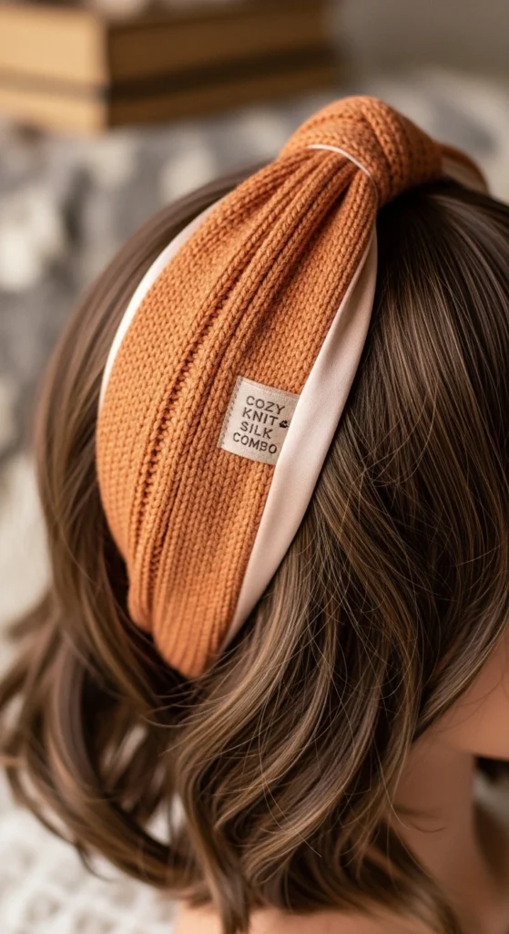 The Cozy Knit & Silk Slip Combo hair