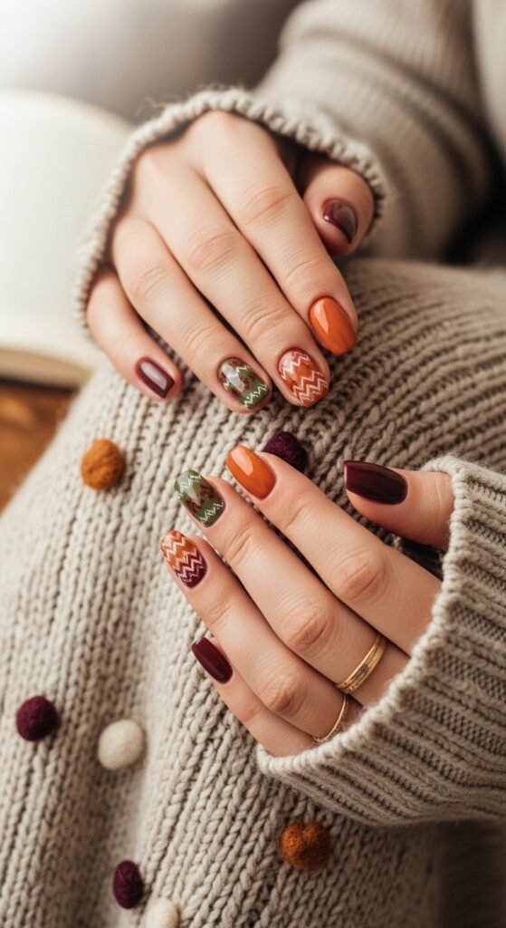The Cozy Sweater Dress Moment Nails