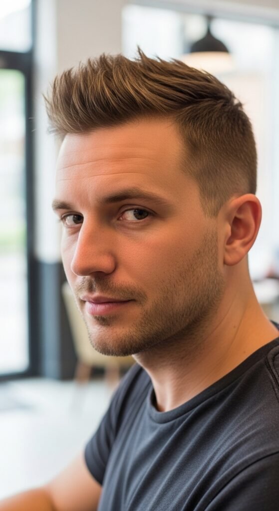 The Faux Hawk (But Make It Subtle) Haircut