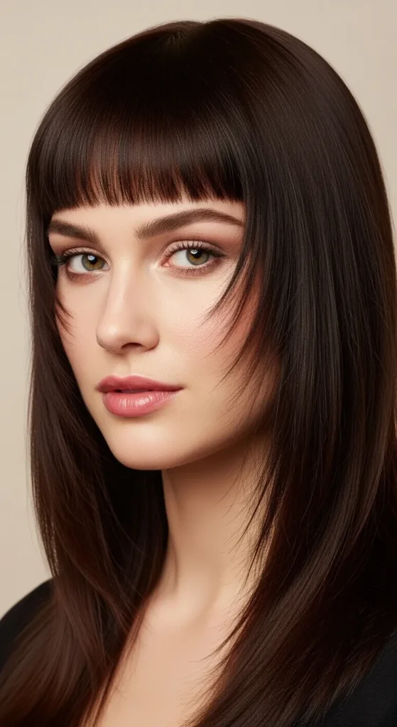 The “Just-Cut-Em” Bangs