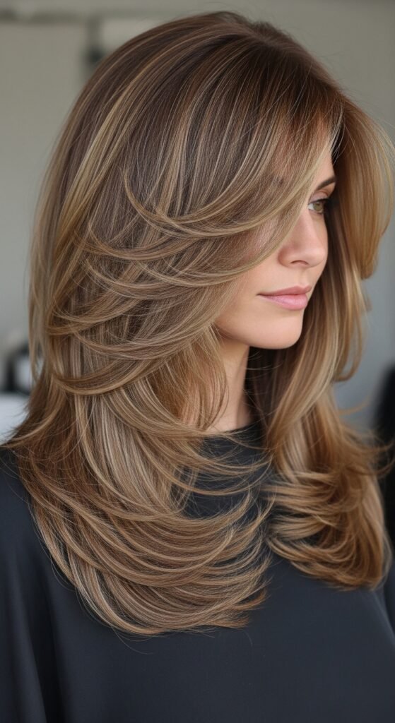 The Longer Layered Look Haircut