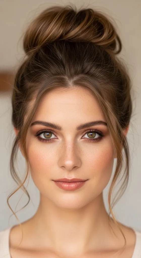 The Low, Messy Bun with Wispies