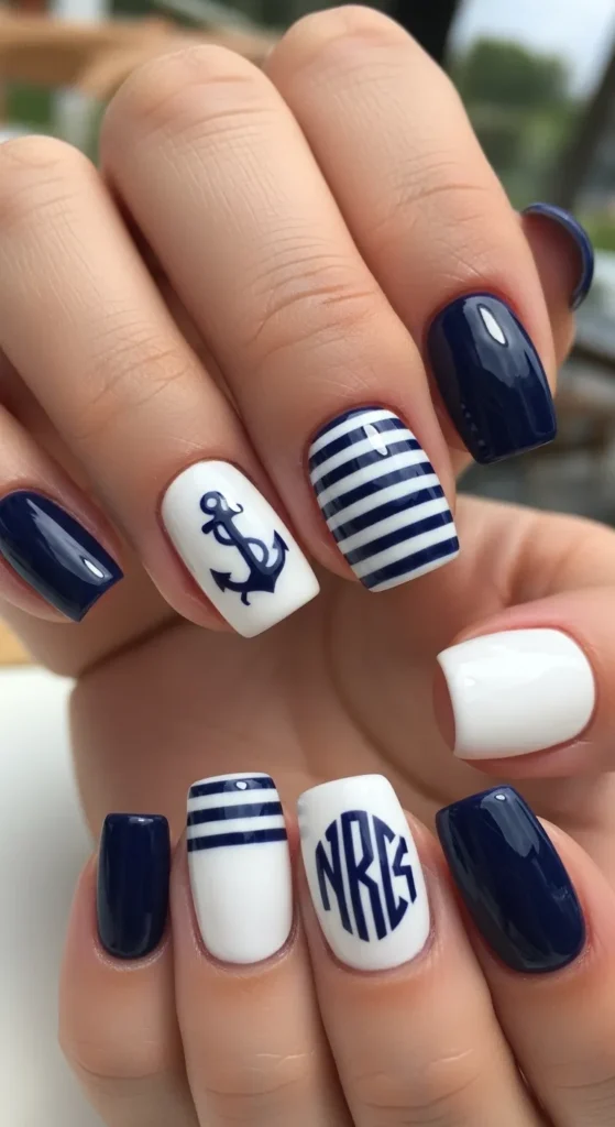 The Preppy Navy & White Combo