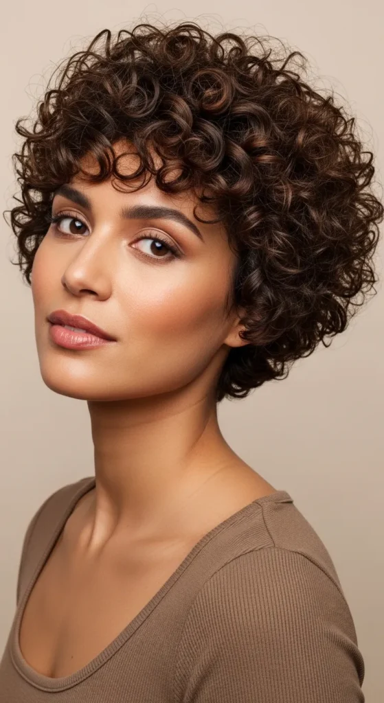 The Tapered Curly Cut