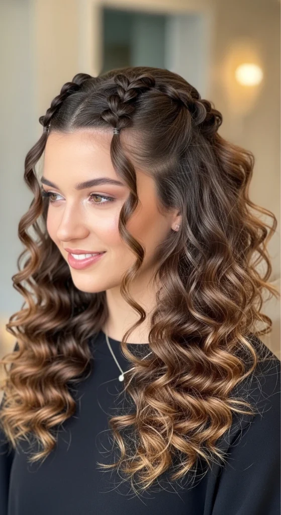 The Two-Twist Front & Curly Back