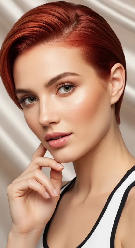 Vibrant Red-Orange & Clean Athleisure