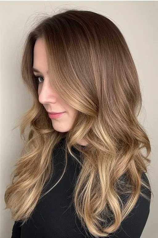Warm Blonde Balayage