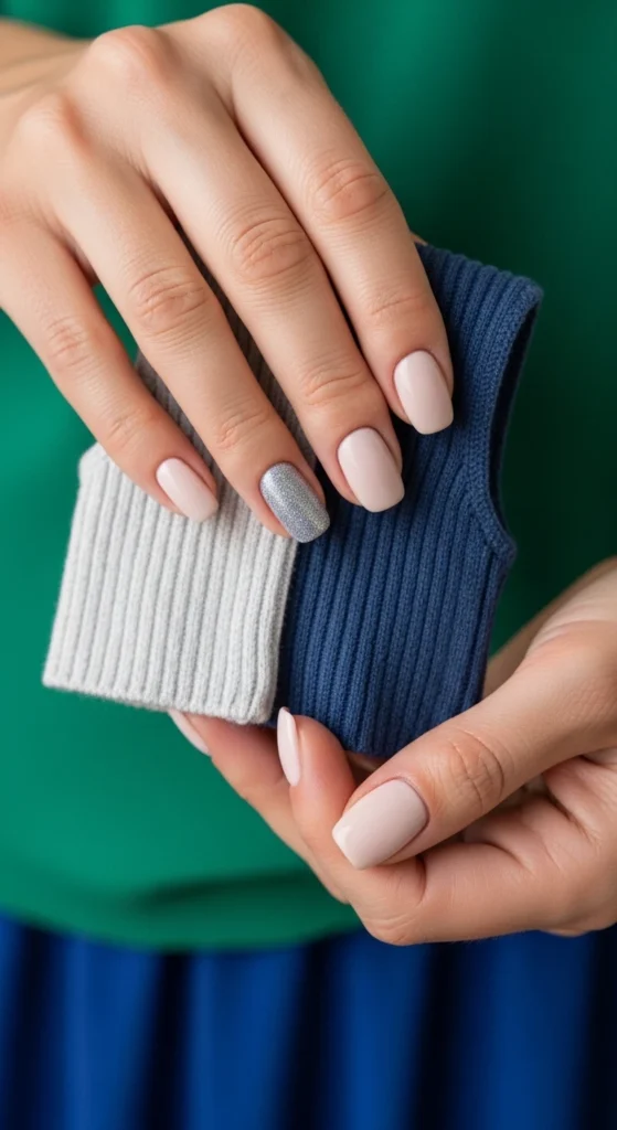 nails A Knit Tank & Silk Skirt Combo