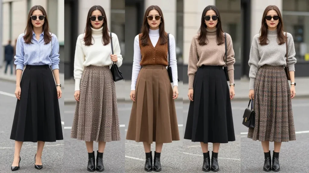 8 Modern Ways to Style a Long Skirt This Fall